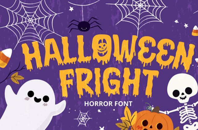 Free halloween fonts - Halloween Fright